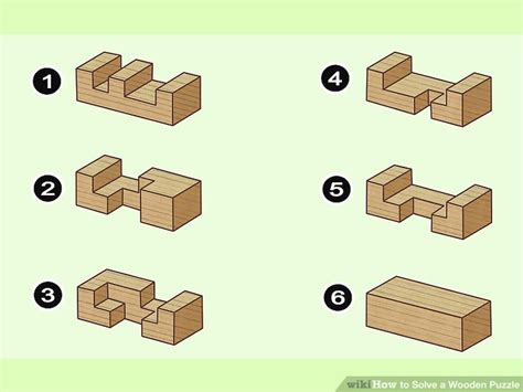 12 Piece Wooden Puzzle Solution / Learn how to take it apart and put ...