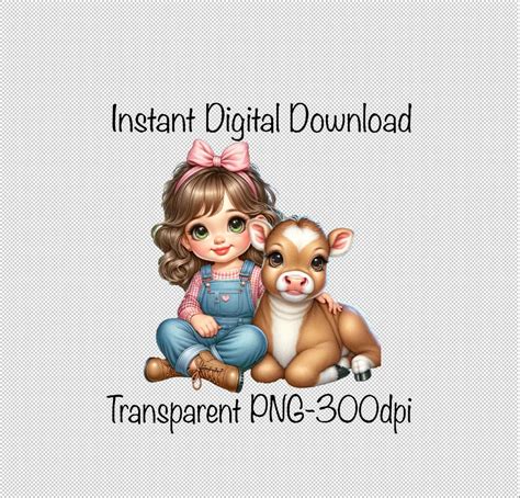 Cute Animal Clipart, High Resolution Clipart, Digital Download, PNG ...