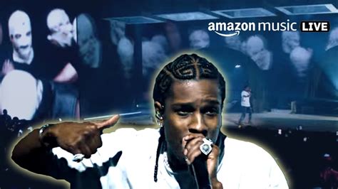 ASAP Rocky Performs Song Riot Rowdy Pipe’n off his Album ‘Don’t Be Dumb’ | Amazon Music Live ...