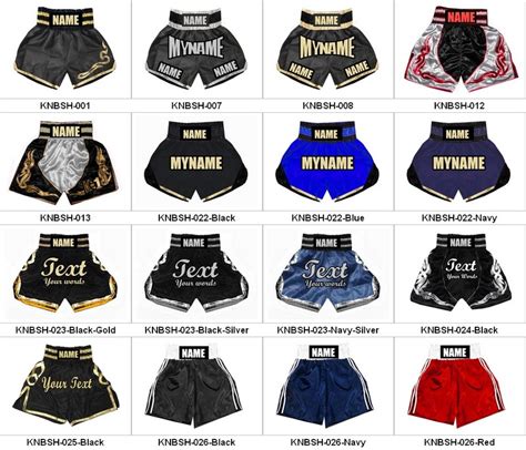 Custom Boxing Shorts - Personalised Boxing Trunks | MuayThaiChoice.com