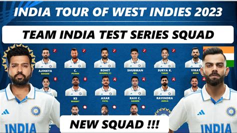 Silvia Barnett Kabar: India Vs West Indies 2023 Squad Players List