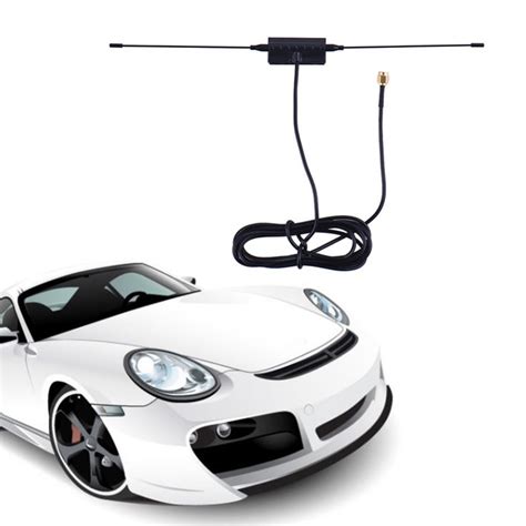 Car Digital TV Antenna 5ft In Car Radio Digital DVB-T ISDB-T TV Signal ...