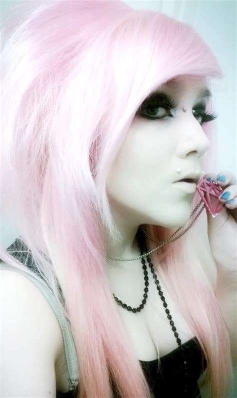 Pink emo scene hair girl | Scene girl hair, Scene hair, Emo scene hair