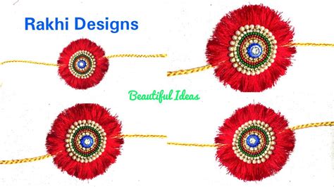 Rakhi Designs//How to make Silk thread Tassel Design Rakhi//Latest ...