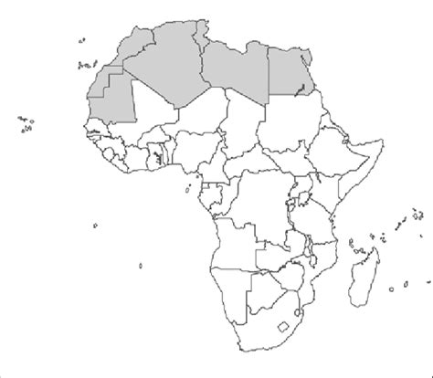 Maghreb countries (Edited by the author) | Download Scientific Diagram