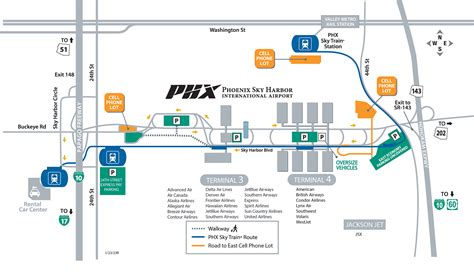 Parking Rates & Directions | Phoenix Sky Harbor International Airport