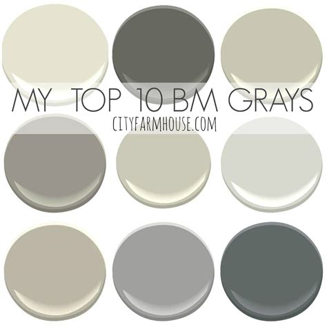 My Top Benjamin Moore Grays City Farmhouse Paint Colors For Home 13312 | Hot Sex Picture