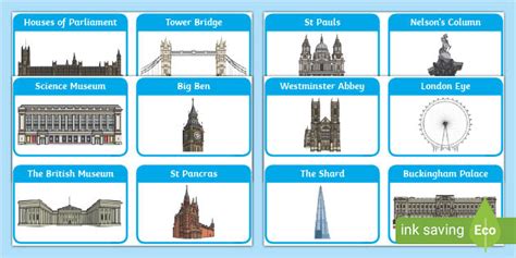 London Landmark Cards (teacher made)