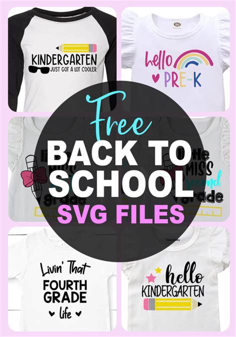 5 Free Back to School SVG Files