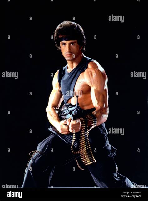 Sylvester Stallone / Rambo: First Blood Part II / 1985 directed by Stock Photo: 89006845 - Alamy