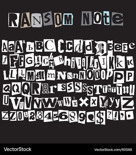 Ransom Alphabet Letters - Photos Alphabet Collections