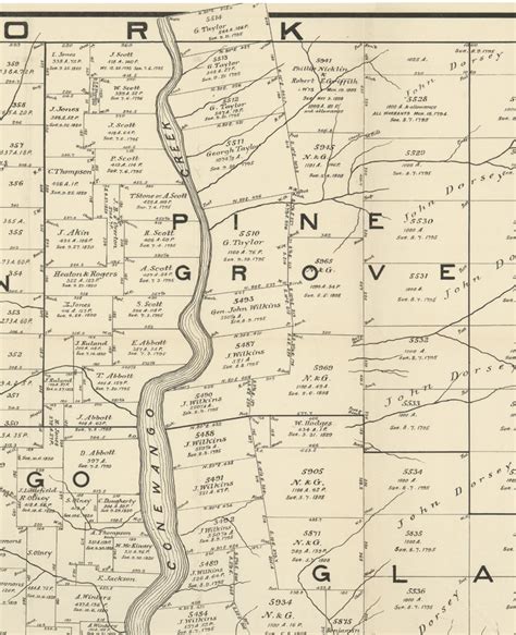 Pine Grove Township, Pennsylvania 1889 Old Map Custom Print - Warren Co. - OLD MAPS