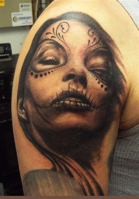 Best 24 Day Of The Dead Tattoos Design Idea For Men and Women - Tattoos ...