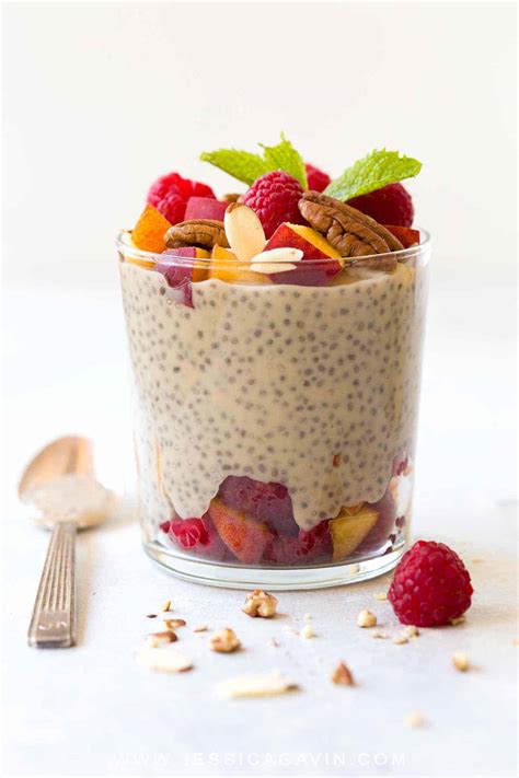 Chia Seed Protein Pudding Snack Recipe - Jessica Gavin