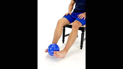 ISOMETRIC BILATERAL ANKLE INVERSION - BALL -hep2go - YouTube