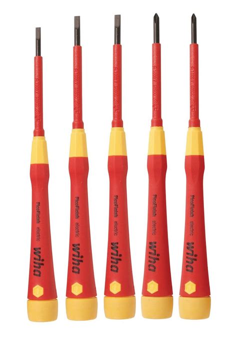 Wiha 32085 Precision Pico Insulated Screwdriver Set 5 Piece