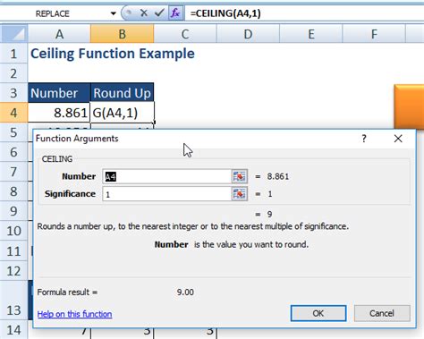 How to use Excel CEILING function – Excelhub