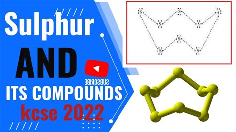 Sulphur and its Compounds - K. C. S. E 2022 Chemistry Paper 2 - YouTube