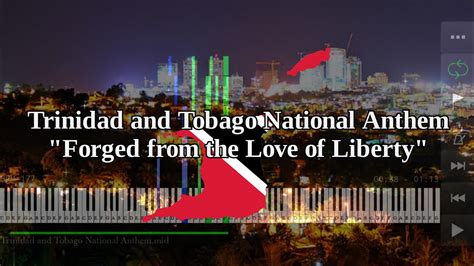 Trinidad and Tobago National Anthem | Forged from the Love of Liberty - Piano - YouTube