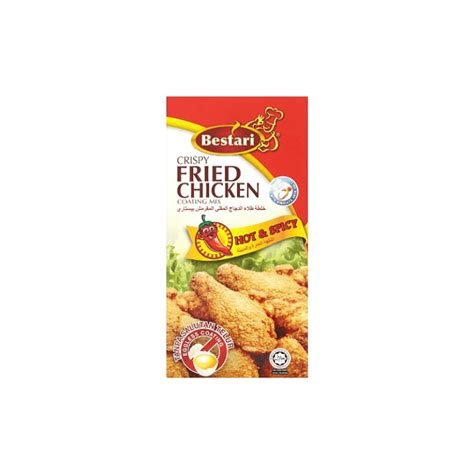 BESTARI HOT & SPICY CRISPY FRIED CHICKEN COATING MIX FRYING FLOUR 150G - Kelokal.com