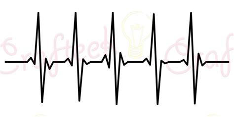 EKG Line – SVG - Crafteek