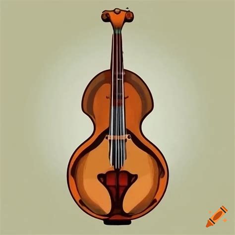 Medieval viol instrument