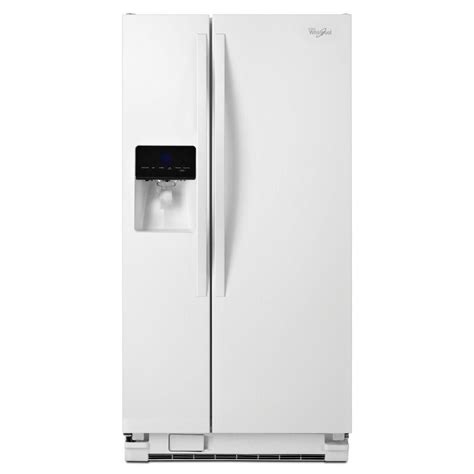 Whirlpool 21.3 cu. ft. Side-by-Side Refrigerator with Water Dispenser ...