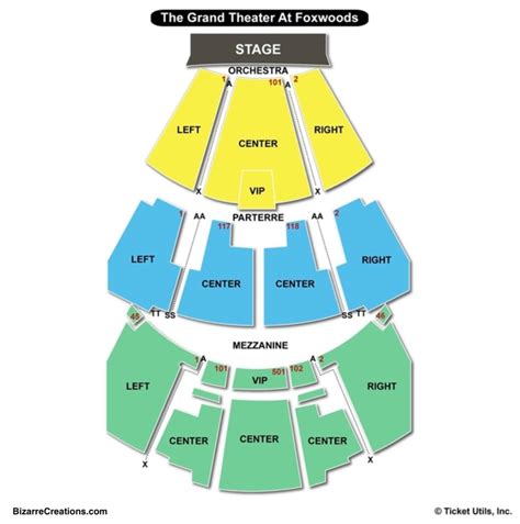 8 Images Foxwoods Grand Theatre Seating Map And View - Alqu Blog