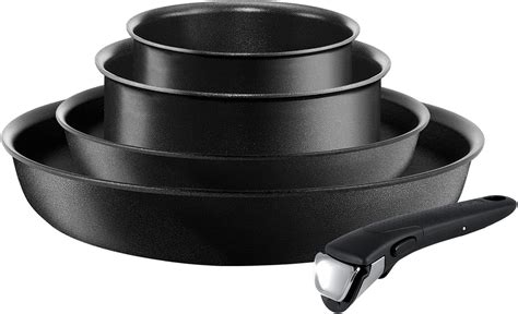 Amazon.com: Tefal l65491 Performance and Pot Set of 5 Pans with Non-Stick Coating Suitable for ...