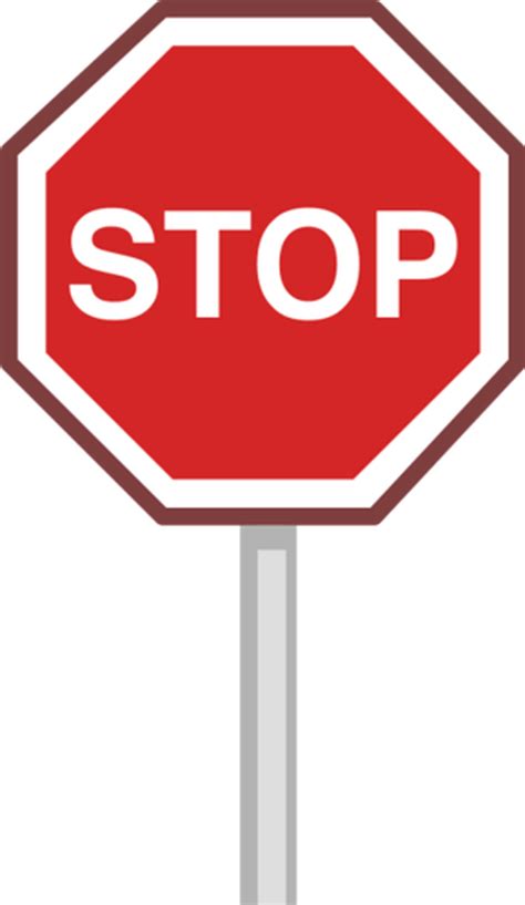 Sign stop PNG