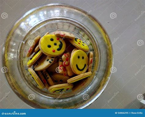 Smiley Shape Cookies stock image. Image of beautiful - 54866295