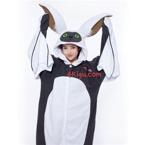 The Avatar Momo Costume Kigurumi Cosplay Onesie - 4kigu