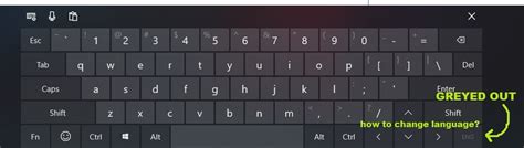 How do I switch the keyboard layout to another language for the OSK ...