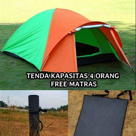 Jual TENDA CAMPING KAPASITAS 4 ORANG - TENDA OUTDOOR - TENDA MURAH - TENDA HIKING - TENDA 4 ...