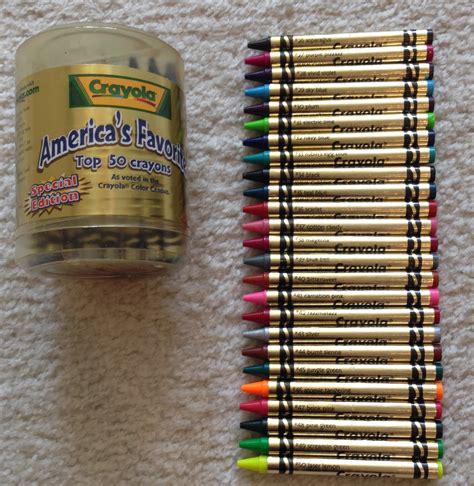 America's Top 50 Crayons: What's Inside the Box | Jenny's Crayon Collection