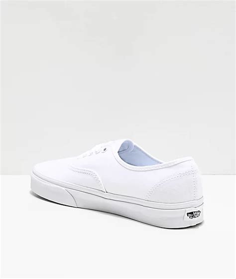 Vans Authentic White Skate Shoes | Zumiez