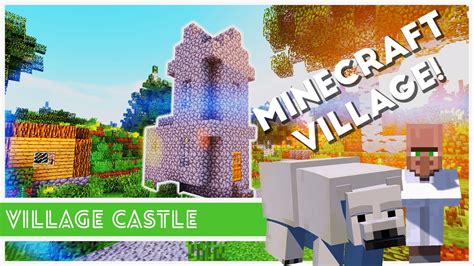 Minecraft - How To Make A Village Castle - YouTube