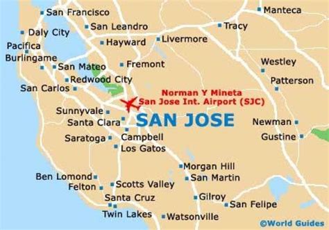 Map Of California Near San Jose – Map Of Usa District - San Jose California Map - Printable Maps