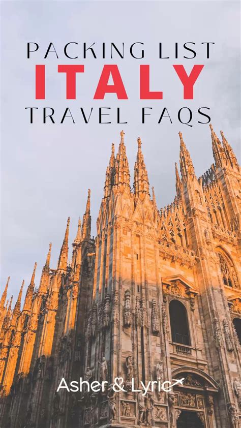 Italy travel tips – Artofit