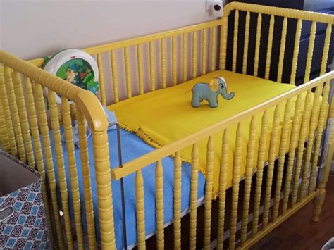 Yellow vintage jenny lind crib | Jenny lind crib, Cribs, Toddler bed