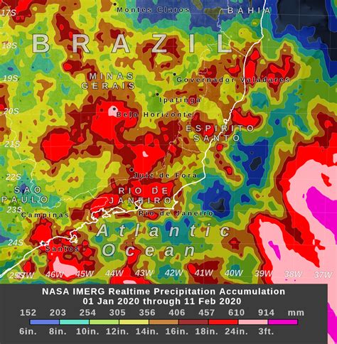 Heavy Rain Leads to Flooding in Brazil | NASA Global Precipitation ...