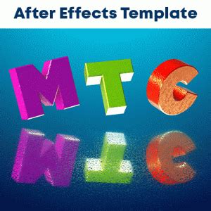 Realistic 3D Logo Animation Adobe After Effects Template - MTC TUTORIALS
