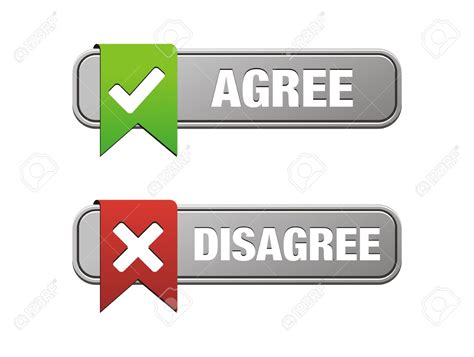 agree: agree disagree buttons | Clipart Panda - Free Clipart Images