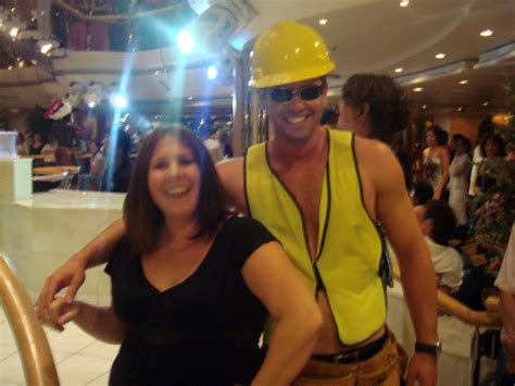 karen with YMCA german construction guy | Chris Dlugosz | Flickr