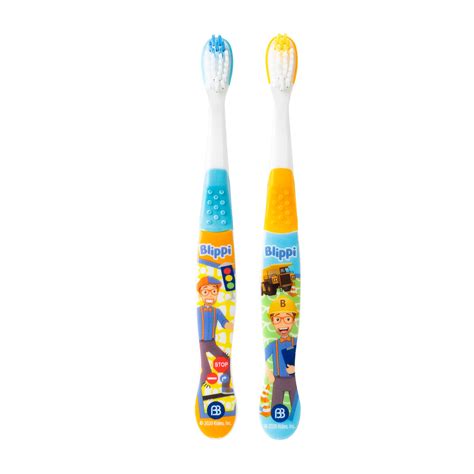 Blippi 2-Pack Toothbrushes – Brush Buddies