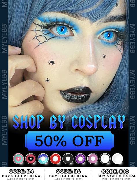 50% OFF Halloween Colored Contacts