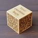 QR Code Cube, Wooden QR Code Block, Custom Logo Cube, Scan QR Menu for Restaurant, Wedding Qr ...