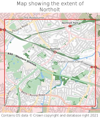 Where is Northolt? Northolt on a map