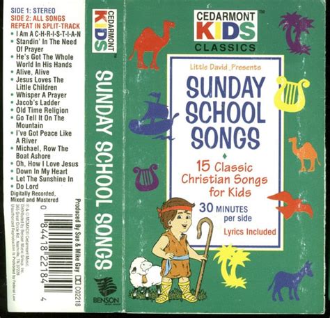 Cedarmont Kids – Sunday School Songs – Cassette (HX PRO B NR, ), 1993 [r6166904] | Discogs