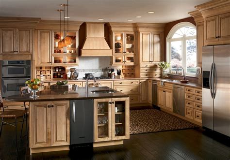 American Traditional Solid Wood Kitchen Cabinets SWK-005 | Houlive solid wood kitchen cabinets